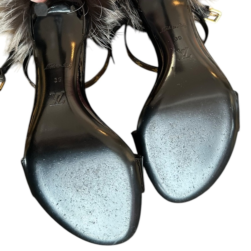 Limited Edition Louis Vuitton Fur Heels 39 - Picture 5 of 7